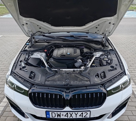 BMW Seria 5 cena 179998 przebieg: 95060, rok produkcji 2021 z Wrocław małe 301